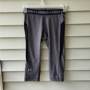 Under Armour Women's Heatgear Coolswitch Capri Pants Large Compression Leggings